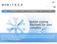 Tablet Screenshot of mobitech-bv.com